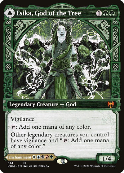 Esika, God of the Tree (Showcase) (314) (Kaldheim)