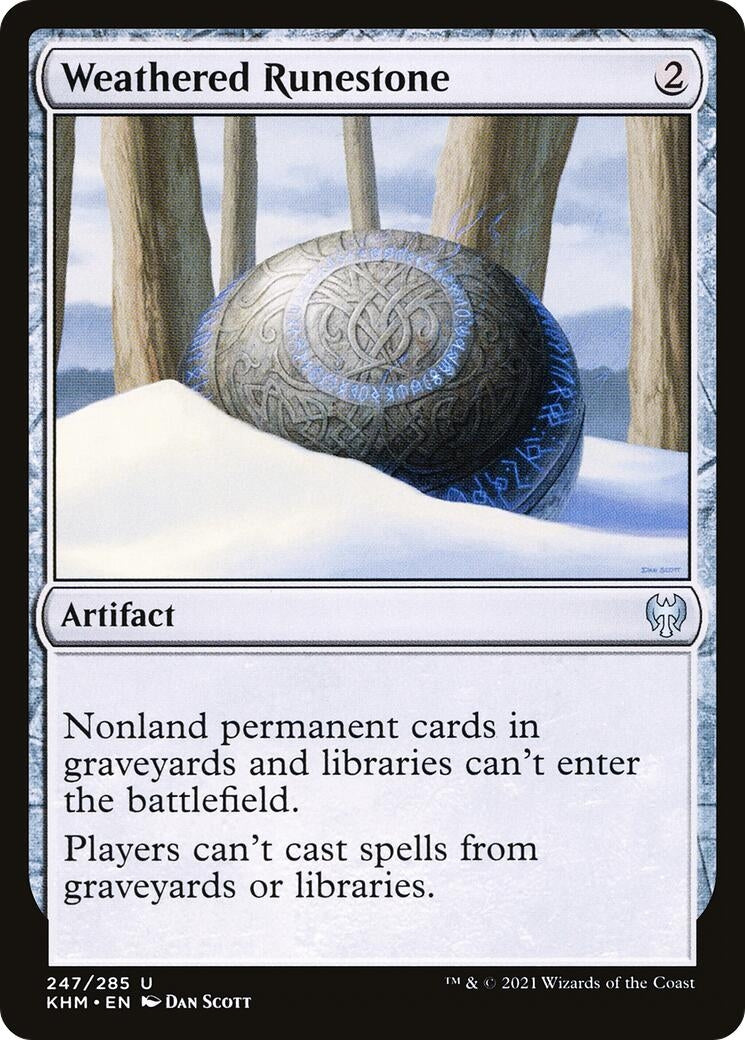 Image for Weathered Runestone (247) - Magic: The Gathering