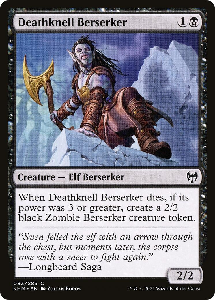 Deathknell Berserker (83) (Kaldheim)