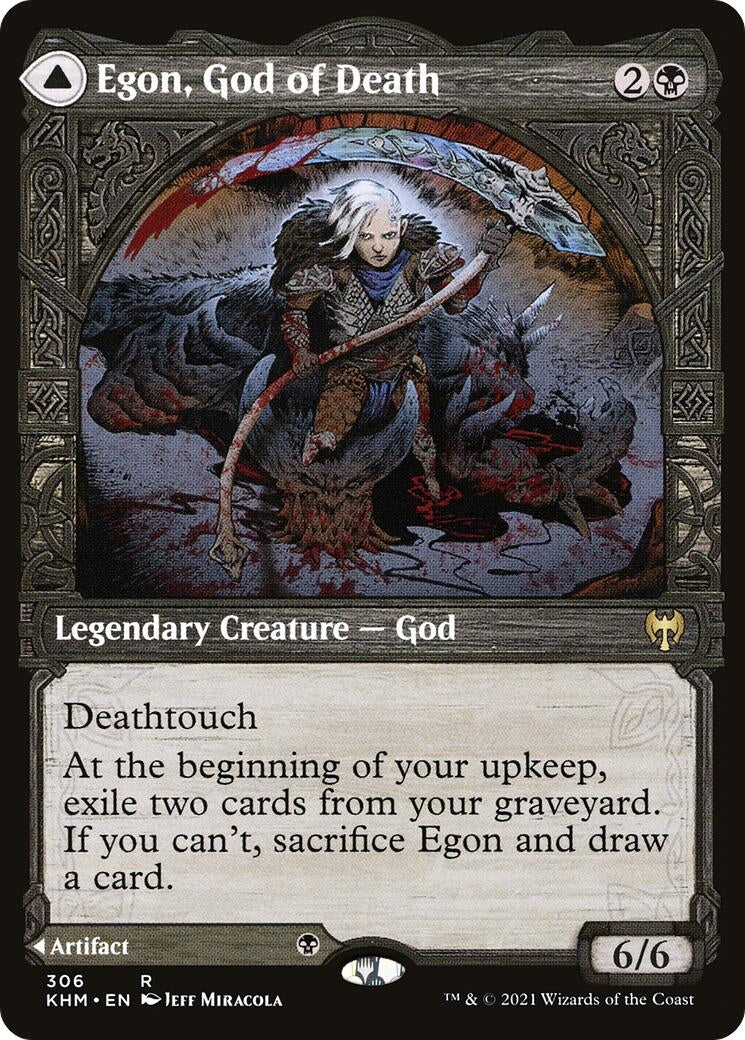Egon, God of Death (Showcase) (306) (Kaldheim)