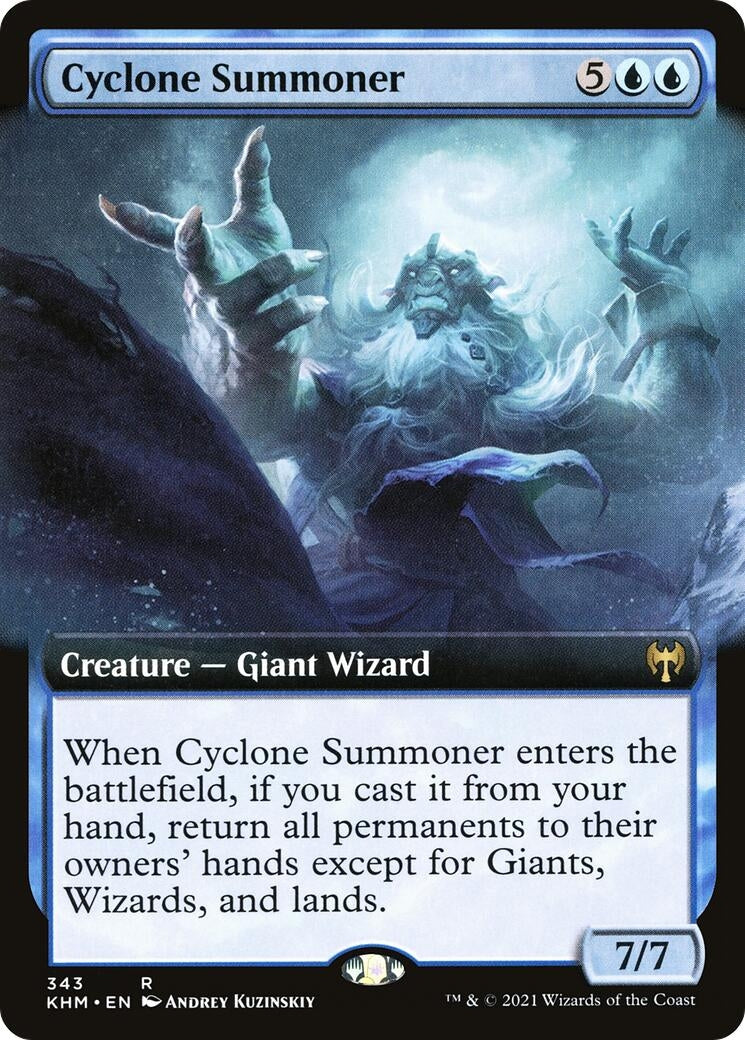 Cyclone Summoner (Extended Art) (343) (Kaldheim)