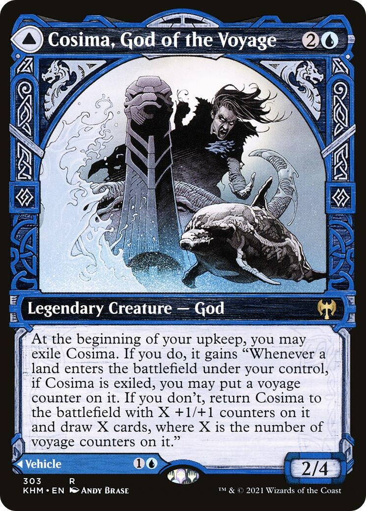 Cosima, God of the Voyage (Showcase) (303) (Kaldheim)