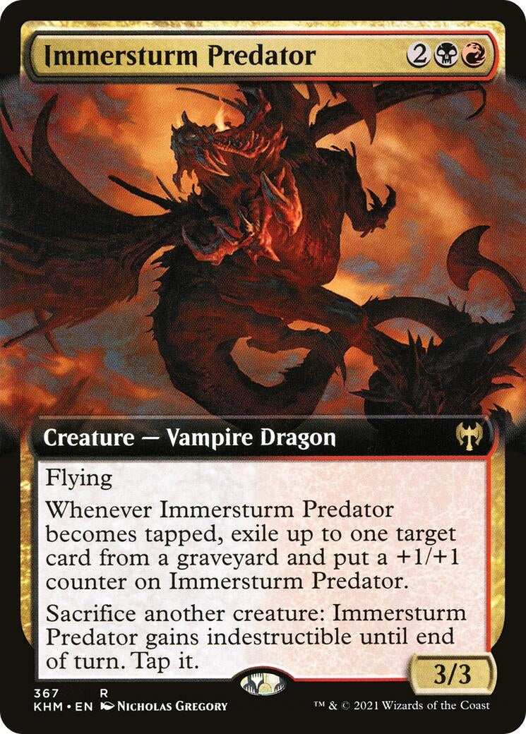 Immersturm Predator (Extended Art) (367) (Kaldheim)