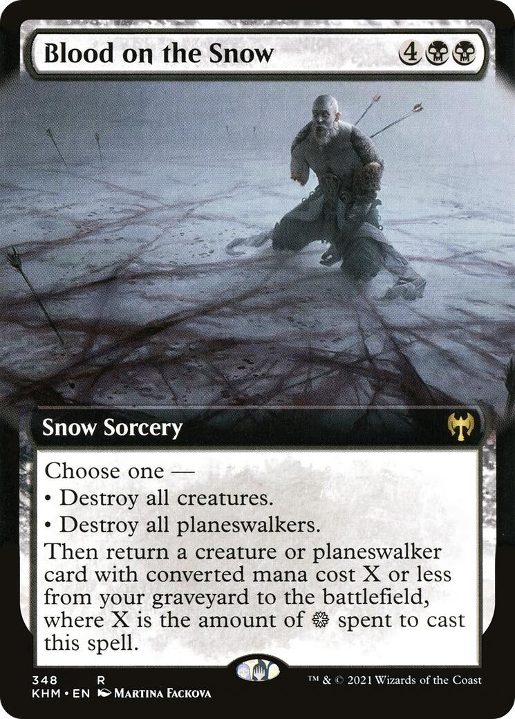 Blood on the Snow (Extended Art) (348) (Kaldheim)