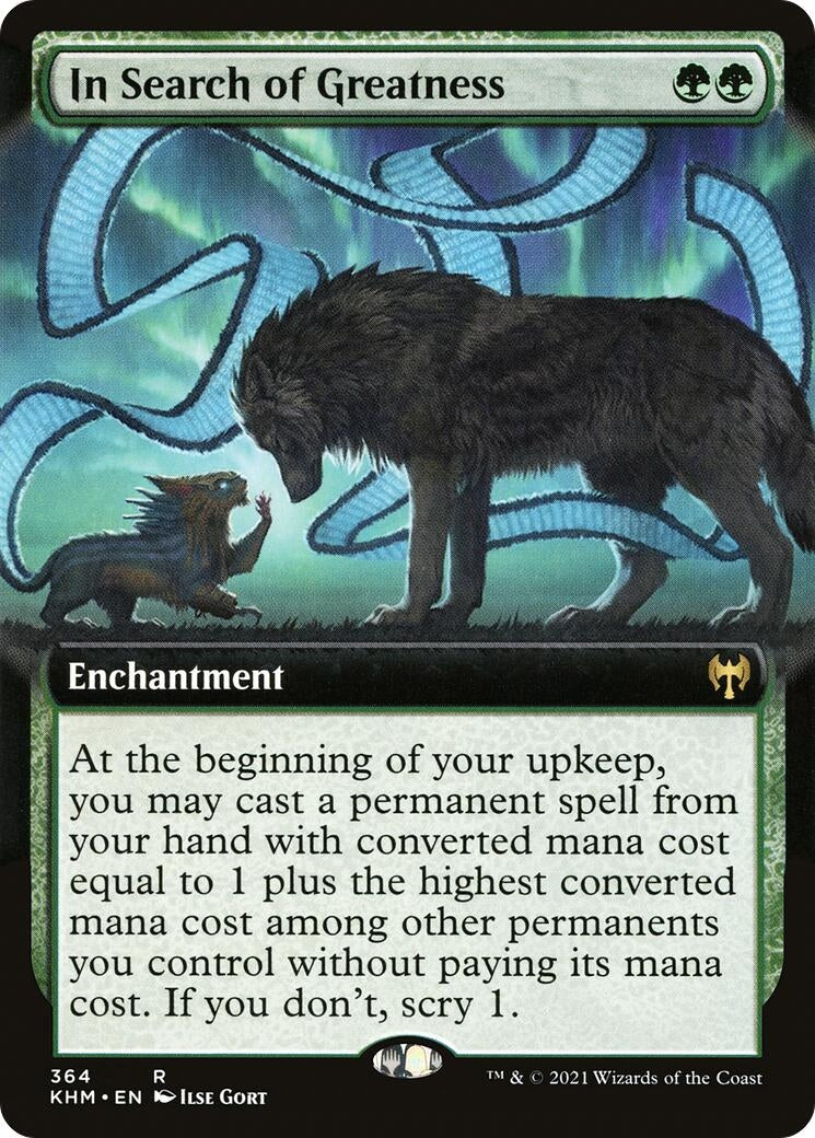 In Search of Greatness (Extended Art) (364) (Kaldheim)