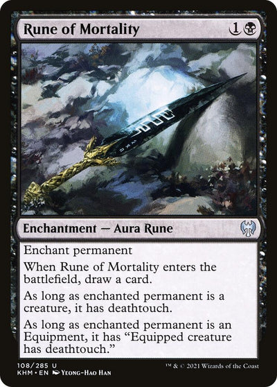 Rune of Mortality (108) (Kaldheim)