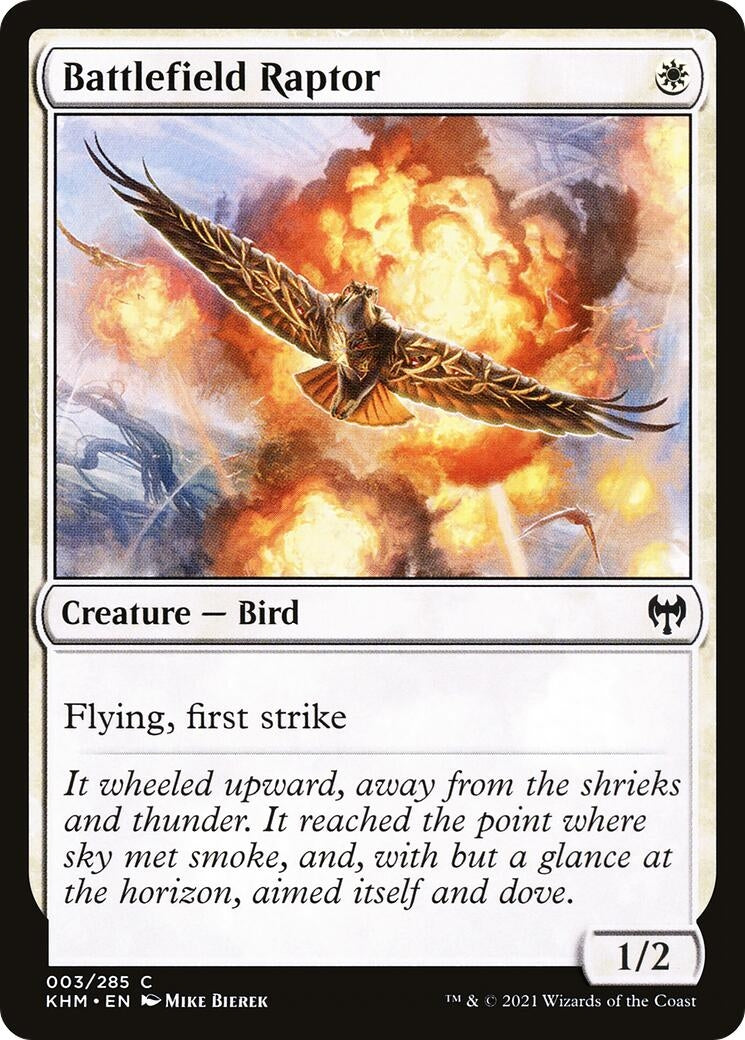 Battlefield Raptor (3) (Kaldheim)