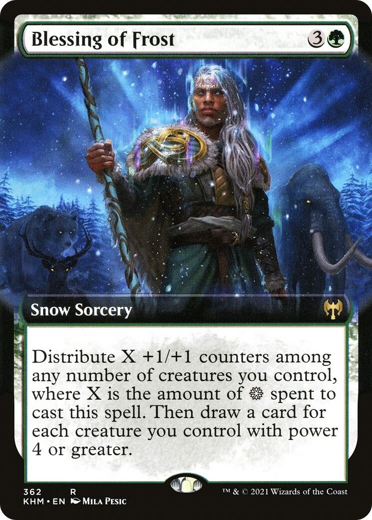 Blessing of Frost (Extended Art) (362) (Kaldheim)