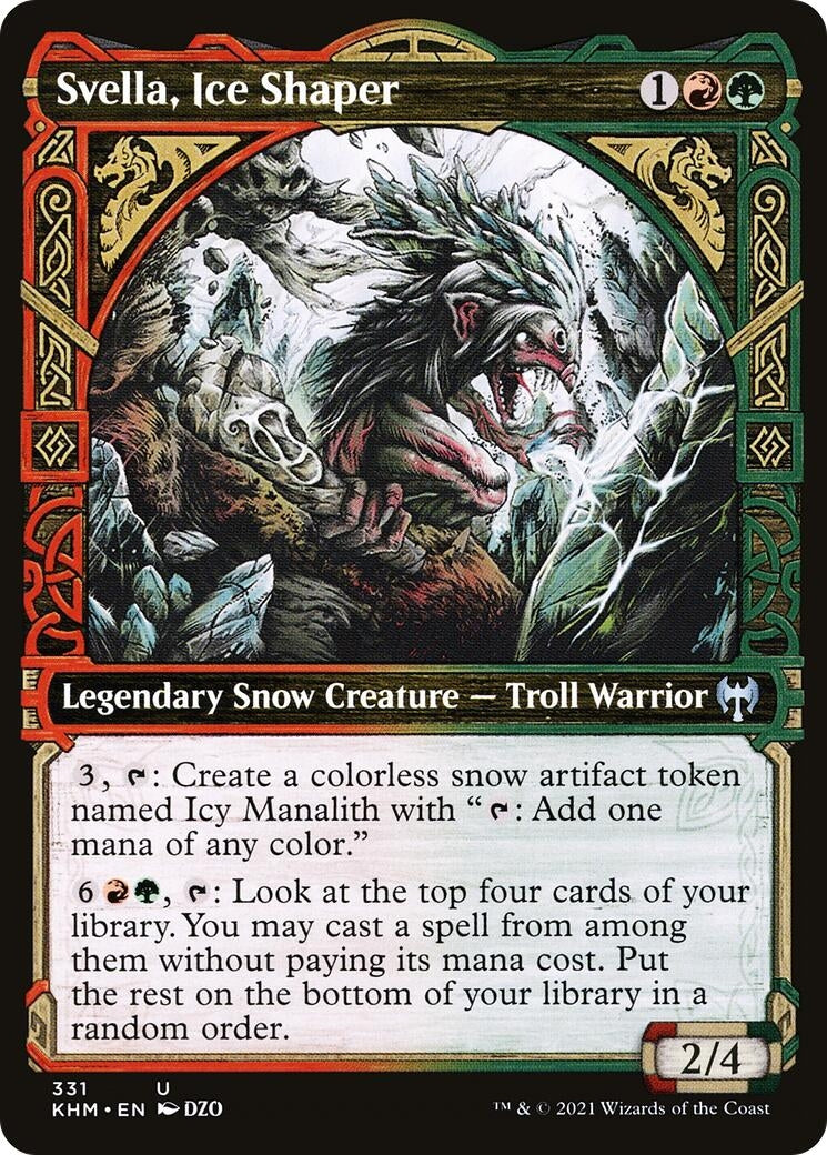 Svella, Ice Shaper (Showcase) (331) (Kaldheim)