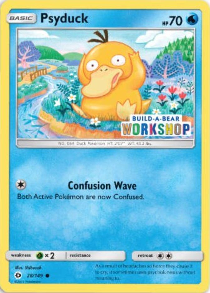 Image for Psyduck - 28/149 (Build-A-Bear Workshop Exclusive) (028/149) (Miscellaneous Cards & Products) - Pokemon
