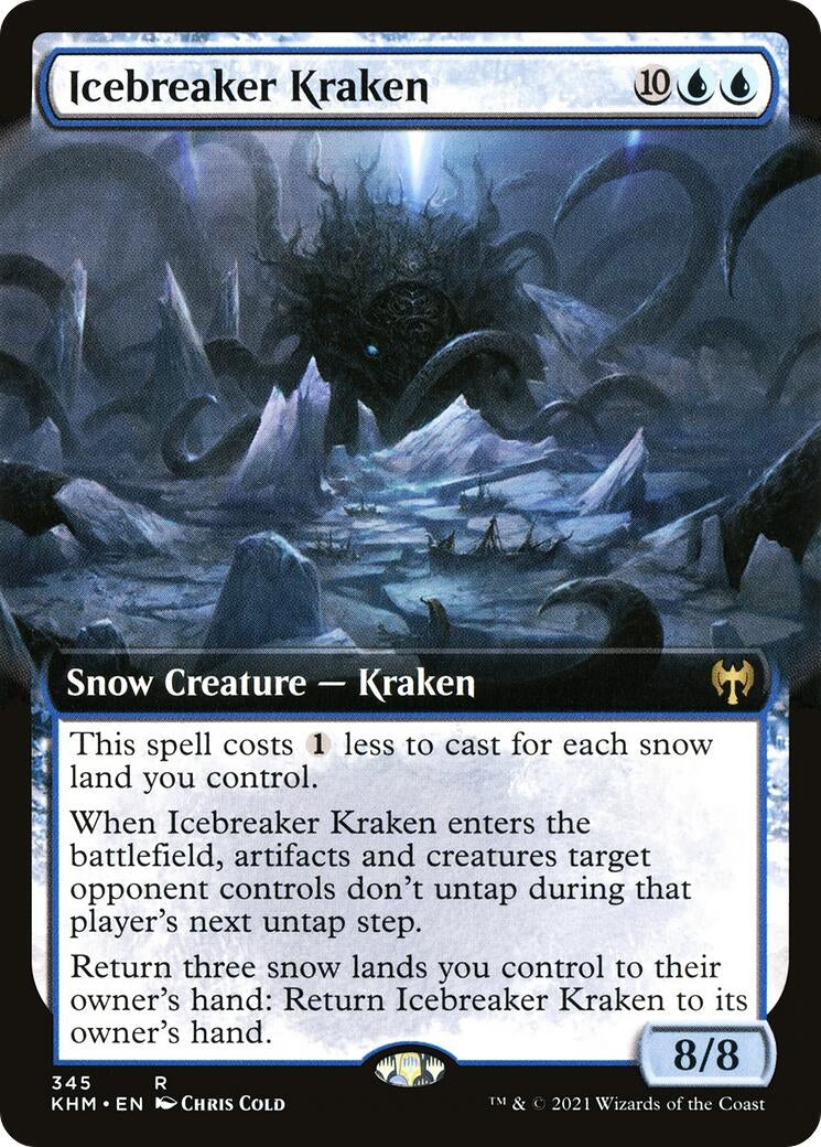 Icebreaker Kraken (Extended Art) (345) (Kaldheim)
