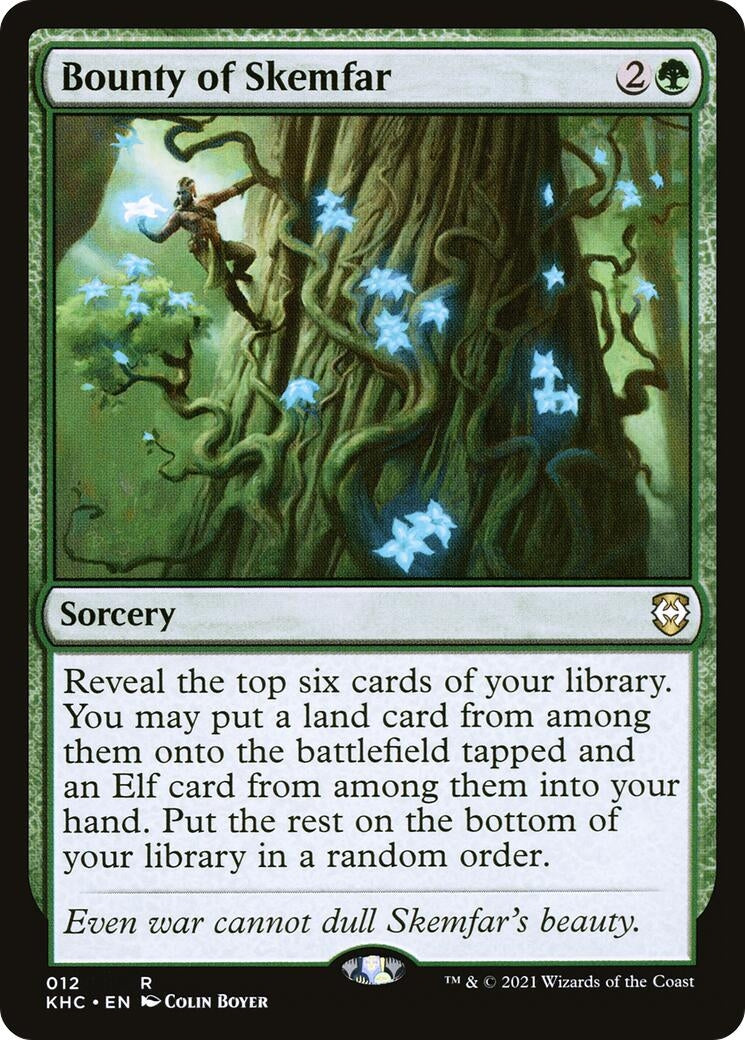 Bounty of Skemfar (12) (Commander: Kaldheim)