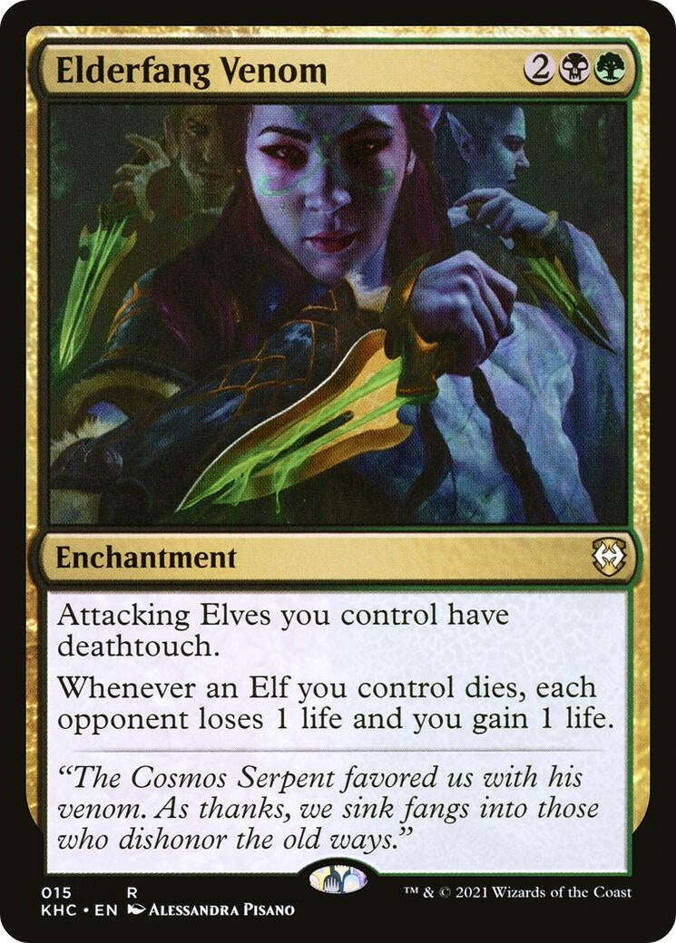 Elderfang Venom (15) (Commander: Kaldheim)