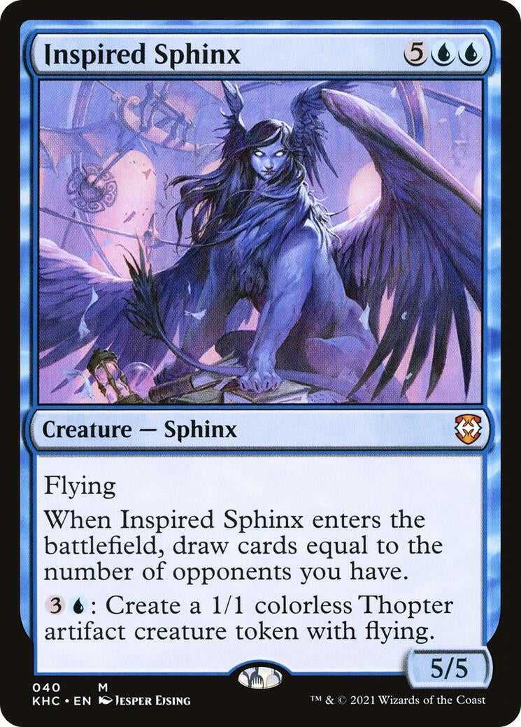 Inspired Sphinx (40) (Commander: Kaldheim)