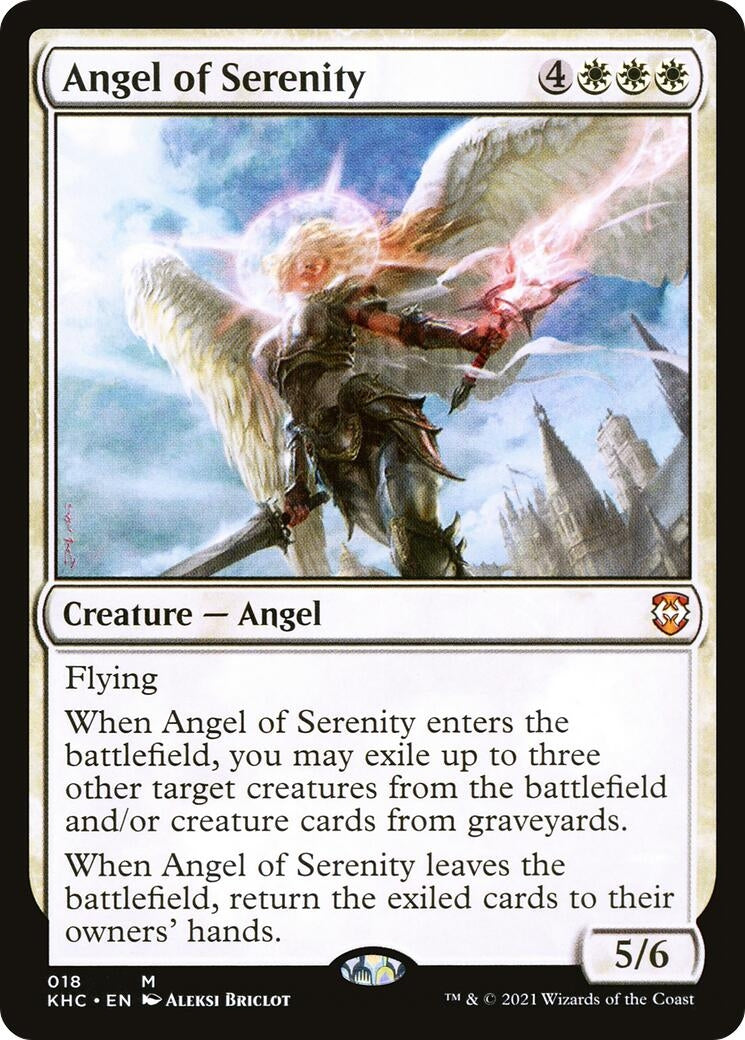 Angel of Serenity (18) (Commander: Kaldheim)
