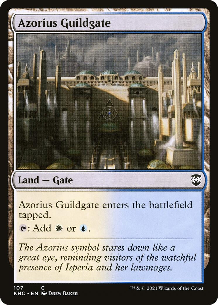 Azorius Guildgate (107) (Commander: Kaldheim)