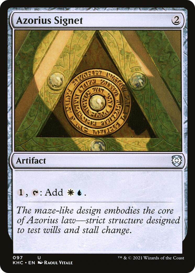 Azorius Signet (97) (Commander: Kaldheim)