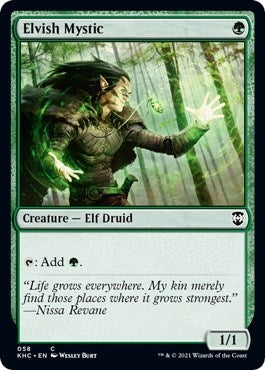 Elvish Mystic (58) (Commander: Kaldheim)