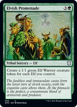 Elvish Promenade (59) (Commander: Kaldheim)