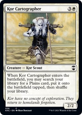 Kor Cartographer (28) (Commander: Kaldheim)