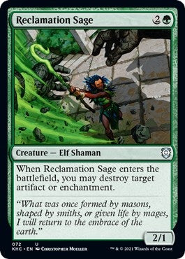 Reclamation Sage (72) (Commander: Kaldheim)