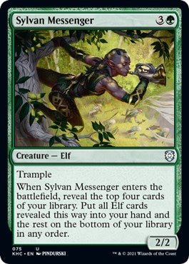Sylvan Messenger (75) (Commander: Kaldheim)