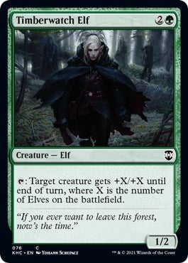Timberwatch Elf (76) (Commander: Kaldheim)