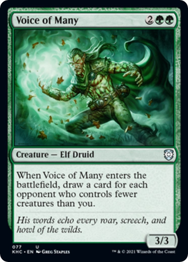 Voice of Many (77) (Commander: Kaldheim)