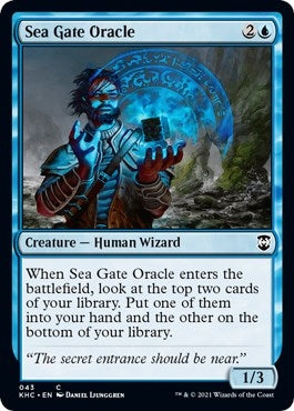 Sea Gate Oracle (43) (Commander: Kaldheim)
