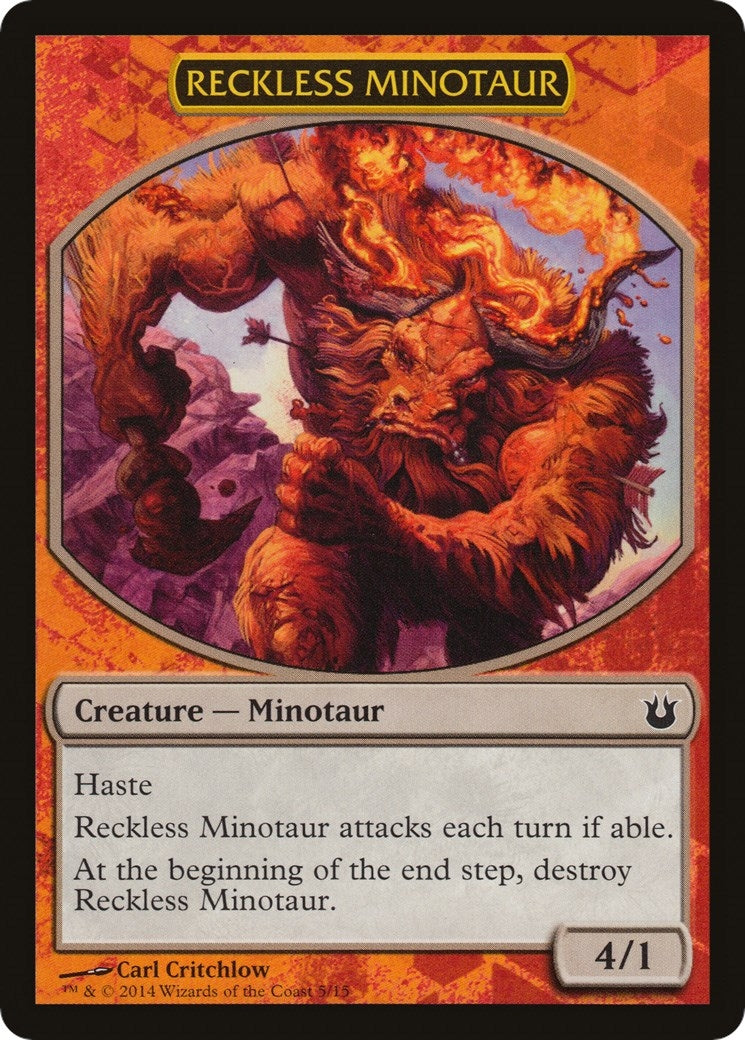Reckless Minotaur (5) (Hero's Path Promos)