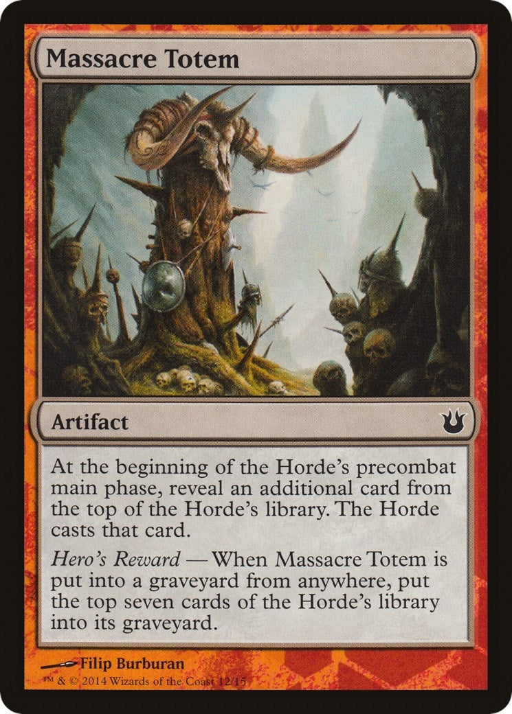 Massacre Totem (12) (Hero's Path Promos)