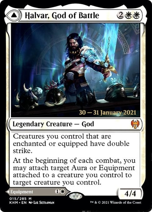 Halvar, God of Battle (15) (Prerelease Cards)
