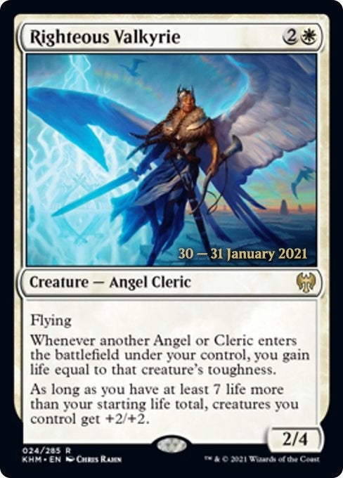Righteous Valkyrie (24) (Prerelease Cards)
