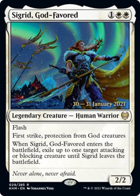 Sigrid, God-Favored (29) (Prerelease Cards)