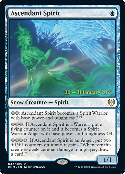 Ascendant Spirit (43) (Prerelease Cards)