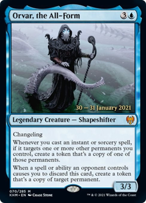 Orvar, the All-Form (70) (Prerelease Cards)