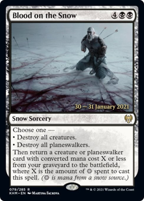 Blood on the Snow (79) (Prerelease Cards)