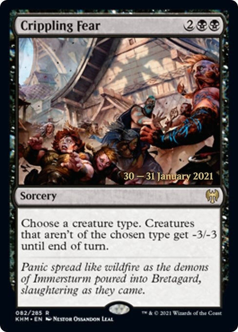 Crippling Fear (82) (Prerelease Cards)