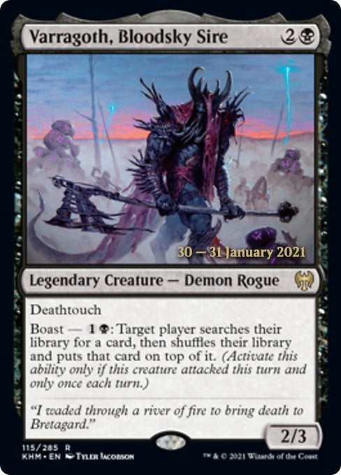 Varragoth, Bloodsky Sire (115) (Prerelease Cards)