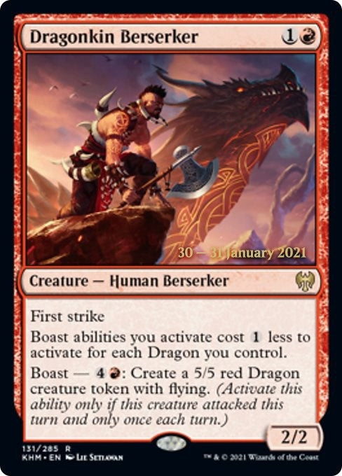 Dragonkin Berserker (131) (Prerelease Cards)
