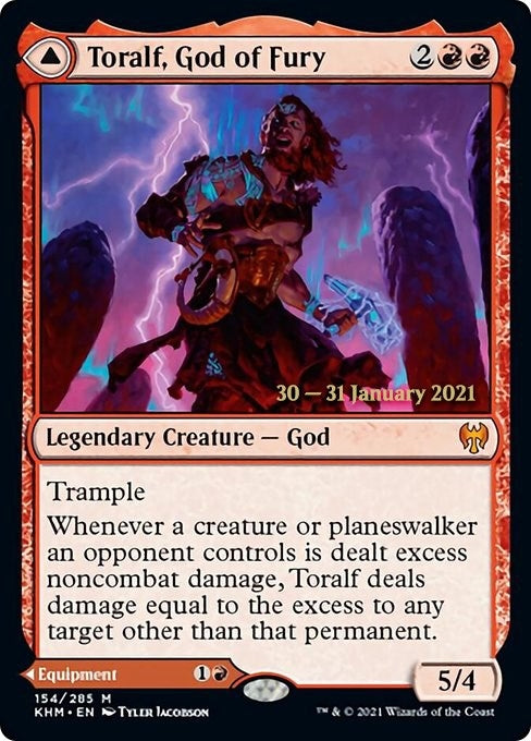 Image for Toralf, God of Fury (154) - Magic: The Gathering