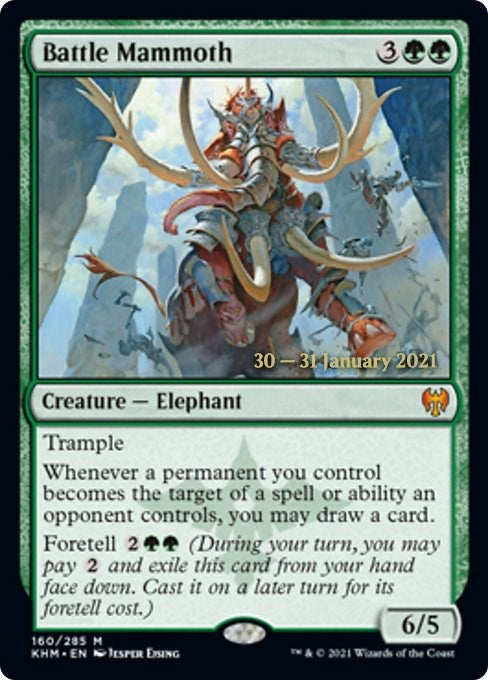 Battle Mammoth (160) (Prerelease Cards)