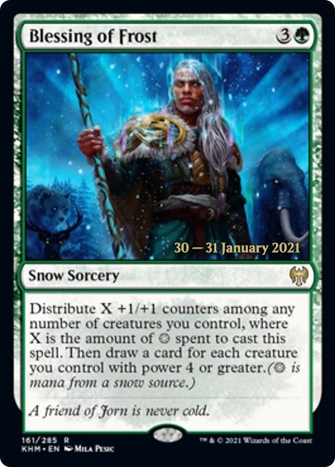 Blessing of Frost (161) (Prerelease Cards)