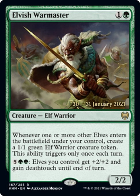 Elvish Warmaster (167) (Prerelease Cards)