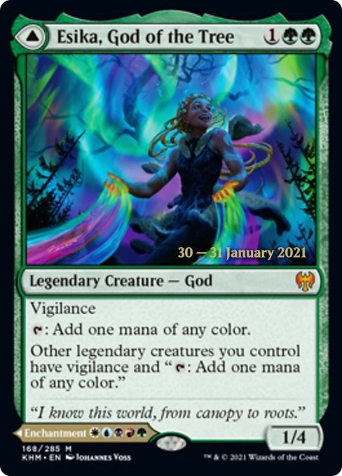 Esika, God of the Tree (168) (Prerelease Cards)