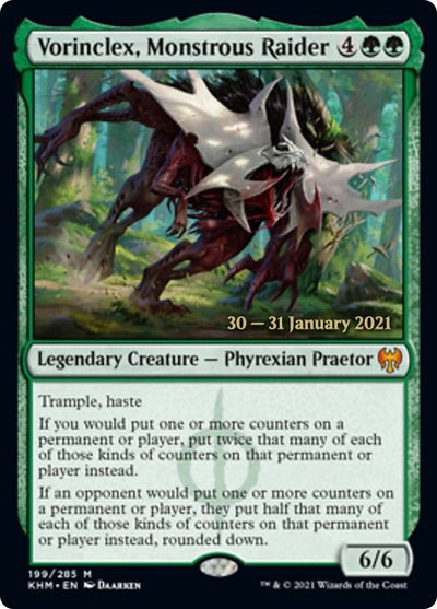 Vorinclex, Monstrous Raider (199) (Kaldheim) (Prerelease Card)