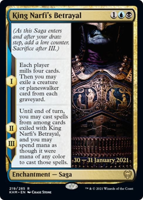 King Narfi's Betrayal (219) (Prerelease Cards)