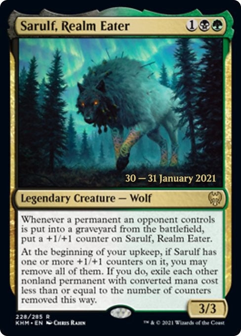 Sarulf, Realm Eater (228) (Prerelease Cards)
