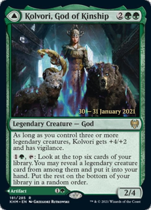 Kolvori, God of Kinship (181) (Prerelease Cards)