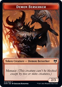 Demon Berserker Token (10) (Kaldheim)